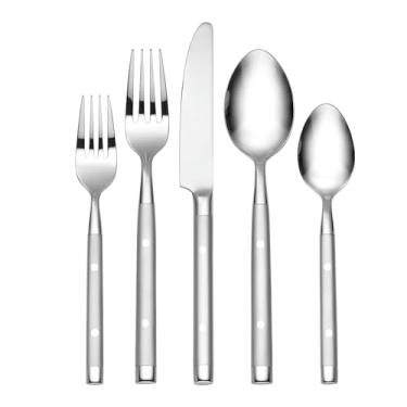 Imagem de Hampton Forge Conjunto de talheres Hampton Signature – Shangrila – 20 peças, serviço para 4, prata