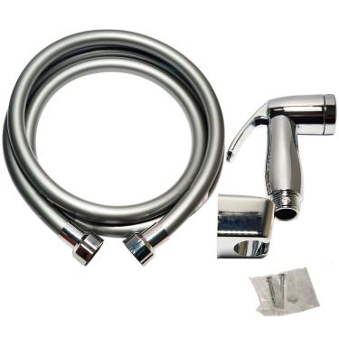 Imagem de Mangueira Pvc 1,7m Flexível Com Duchinha Cromada para Duchas Chuveiros Cardal - 2300934...