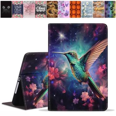 Imagem de DEHJYYIJUY Capa para Samsung Galaxy Tab A9 Plus 11 polegadas 2023 (Modelo: SM-X210/X216/X218) - Capa inteligente fina de couro PU com despertar/hibernar automaticamente, beija-flor