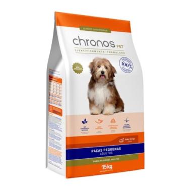 Imagem de Alimento Chronos Ração Para Cães Adultos Raças Pequenas Sabor Frango 3kg, 7,5kg ou 15kg (15kg)