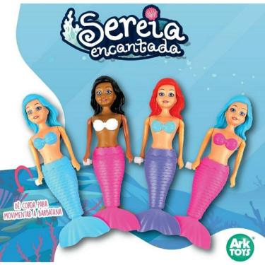 Imagem de Boneca Sereia Encantada Mexe Barbatana - Nada De Costas Movimenta Barbatana - Boneca Sereia Encantada - Panami