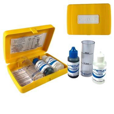 Imagem de Kit 2 Estojo Para Avaliação Teste De Alcalinidade Para Água Piscinas - Netuno