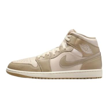 Imagem de Nike Tênis masculino Air Jordan 1 Mid, Legend Marrom Claro Khaki Phantom, 44