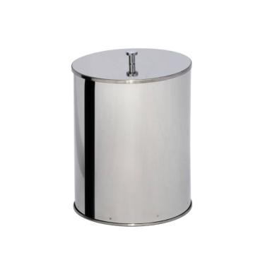 Imagem de Lixeira em Aço Inox 10L com Tampa