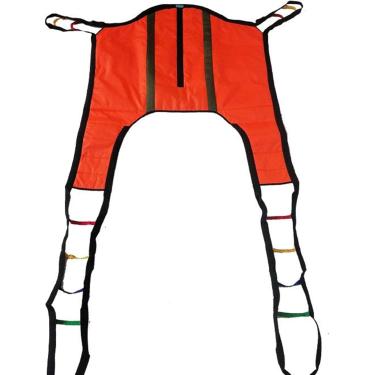 Imagem de Eslinga de elevação de paciente de corpo inteiro para pacientes paralisados ​​em hospitais domiciliares Eslinga de transferência resistente para idosos com deficiência para auxiliares de rea