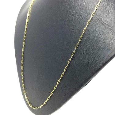 Imagem de Corrente Cordão Banhado Ouro 18k Kartie Cadeado Longo 2MM - 50CM