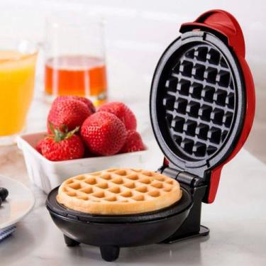 Imagem de Máquina De Waffles Elétrica Profissional Antiaderente Mini Panqueca 11