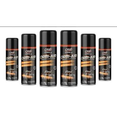 Imagem de KIT 6 Unid - Orbi-Air Floral - Limpa AR Condicionado - Orbi Química