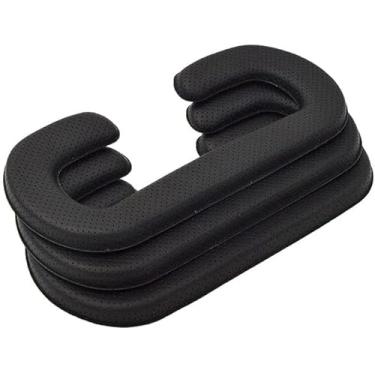 Imagem de 3pcs PU Leather Face Cushion Foam Eye Pad Cover for HTC Vive Pro Headset, VR Replacement Accessories
