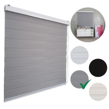 Imagem de Persiana Double Vision Sunny 140larg x 160alt (com bandô) - Top Flex, 
