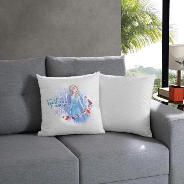 Imagem de Capa de Almofada Infantil Decoração 45cm x 45cm Frozen - Bella Janela,