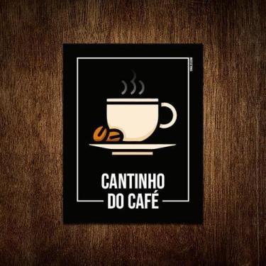 Imagem de Placa Sinalização - Setor Cantinho Do Café 18X23 - Sinalizo