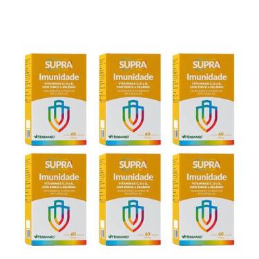 Imagem de Kit 6 Supra Imunidade Vitaminas, Zinco E Selênio 60 Capsulas - Herbame