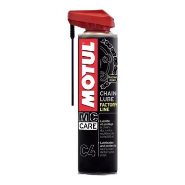 Imagem de Oleo Motul C4 400ml Graxa Spray Lubrificante Corrente Moto Uso Acima 600cc Chain Lube Factory Line