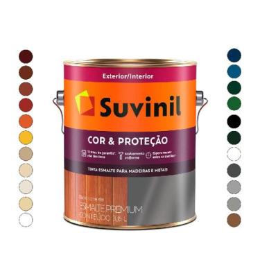 Imagem de Tinta esmalte premium cor e proteção brilhante branco 3,6lt - 000075