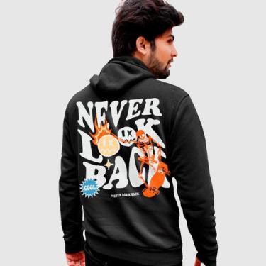 Imagem de Blusa Moletom Genuine Grit Masculina Estampada Algodão 30.1 Never Look