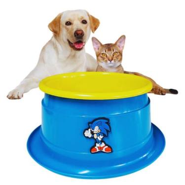 Imagem de Comedouro Bebedouro Pet Anti-Formigas 750ml  Ideal para Cachorros e Ga