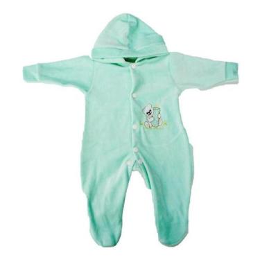 Imagem de Macacão De Plush Bordado de Bebê Roupa Infantil - Rizzicomercio, M, Ve