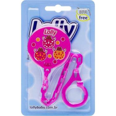 Imagem de Prendedor De Chupeta Rosa 7073 - Lolly