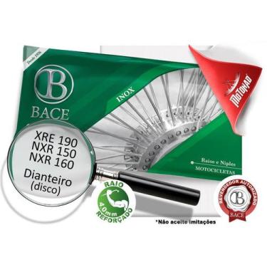 Imagem de Jogo Inox XRE 190/ CB 500/ NXR Bros 150/160 Dianteiro 4,0mm (disco) - 