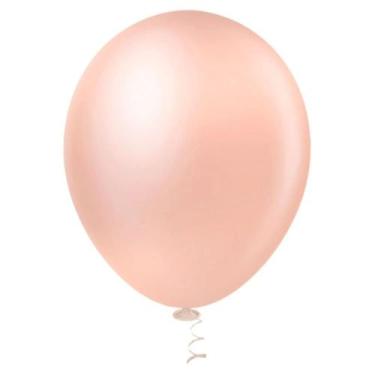 Imagem de Balão Látex Pérola 9 Laranja Candy 25 Un - Pic Pic