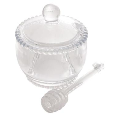 Imagem de Meleira Pearl com Tampa Pegador de Mel Cristal Wolff