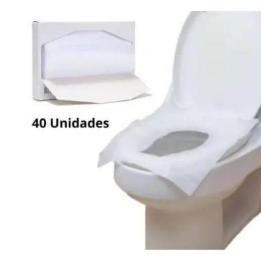Imagem de Protetor Descartável p/Assento Sanitario GOEDERT com 40u