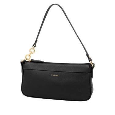 Imagem de Bolsa de Couro Mariart Parintins, Preto