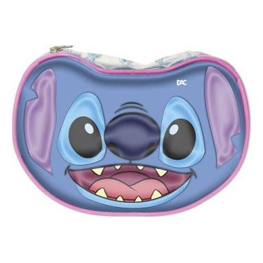 Imagem de Estojo Grande Em Pvc Cristal Formato Exclusivo Disney Stitch - Dac