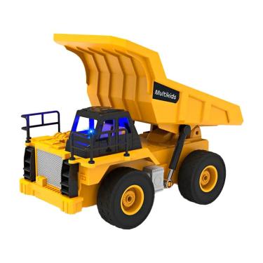 Imagem de Carro de Construção Caminhão Caçamba com Luzes Multi Direções Controle Remoto Multikids Br2311
