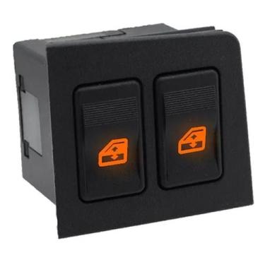 Imagem de Botão Interruptor De Vidro Elétrico Uno G1 Duplo Esquerdo - LD