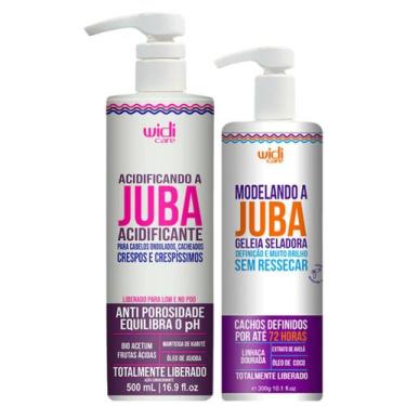 Imagem de Kit Juba Acidificante + Geleia Seladora Definidora Capilar Finalização