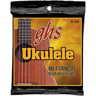 Imagem de GHS Ukulele Barítono, 100 cordas, prata
