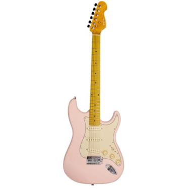 Imagem de Guitarra PHX Strato Vintage Cor Shell Pink 6 Cordas