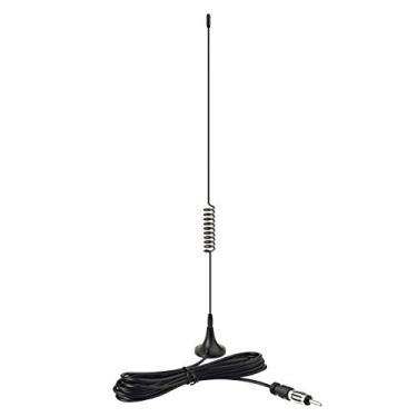 Imagem de Bingfu Antena universal estéreo para carro, antena de rádio FM AM, base magnética, antena aérea para carro, caminhão, SUV, caminhão, RV, barco, carro, estéreo, rádio, unidade de cabeça de CD, receptor de mídia