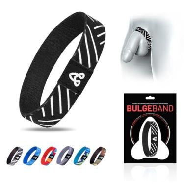 Imagem de Banda protuberante – Anel peniano flexível para brinquedo sexual masculino, brinquedos sexuais masculinos adultos realistas para homens – Anéis penianos de tecido de (horizonte preto, extra apertado)