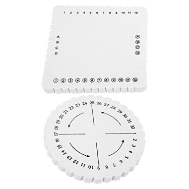 Imagem de Conjunto de Discos de Tecelagem de Placa de Cordão de Miçangas Kumihimo para Confecção de Pulseiras e Acessórios Artesanais (Tamanho pequeno)