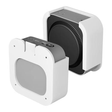 Imagem de Orzero Suporte sob a mesa compatível com Mac Mini M4/M4 Pro 2024, suporte de monitor VESA, suporte sob a mesa, suporte de parede, suporte de armazenamento com economia de espaço, design de dissipação