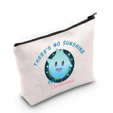 Imagem de JXGZSO Luna Star Gift There's No Sunshine Only Darkness Cosmetic Bag Animação Filme Amante Presente Lumalee Blue Makeup Bag, There's No Sunshine Only Darkness
