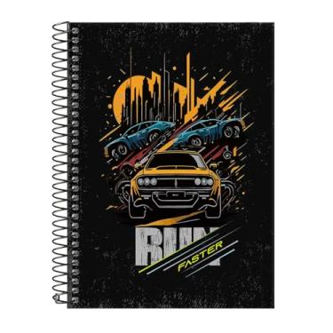 Imagem de Caderno Colegial 20 Matérias Capa Dura Urban Run Faster