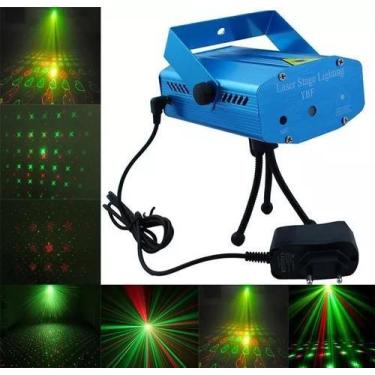 Imagem de Laser Holográfico Com Efeitos Strobo Festas Projetor - Exito