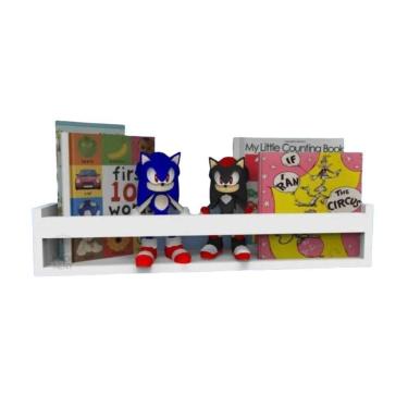 Imagem de Prateleira Infantil Mdf 60 Cm Branco Decoração