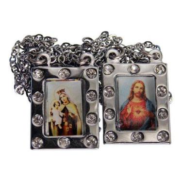 Imagem de  Escapulário em Aço Inox - SJO Artigos Religiosos, Diversas
