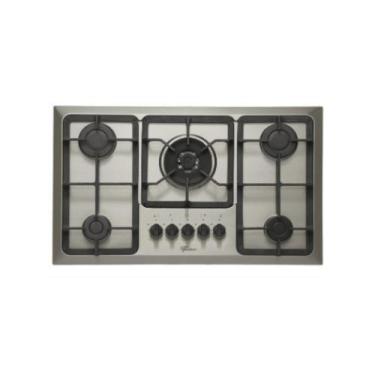 Imagem de Cooktop a Gás Cinco Queimadores com Mesa Inox Escovado - Fischer, Bivo
