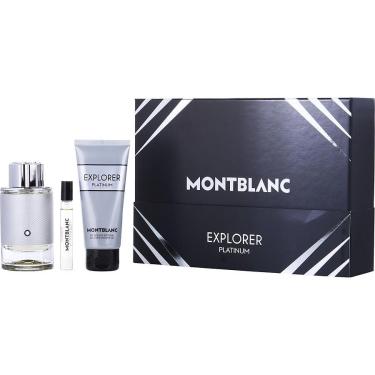 Imagem de Perfume Masculino Mont Blanc Explorer Platinum EDP Spray 100 Ml&Gel Banho 7 Mini
