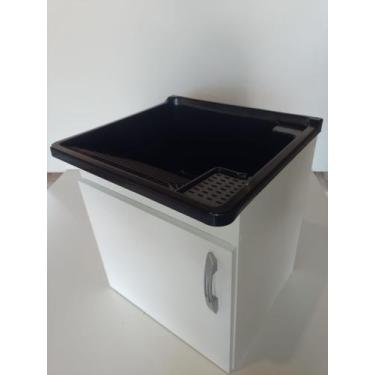 Imagem de Tanque De Lavanderia 22 Lts + Gabinete Mdf Premiun Suspenso - somadeir