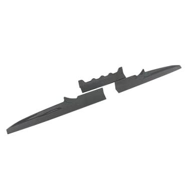 Imagem de Asa de spoiler de corrida, prateleira de spoiler de asa de carro | Asa de spoiler de carro dobrável de estilo de corte de lua dupla,Acessórios externos automotivos, decoração de cool do porta -malas p