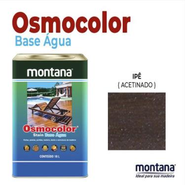 Imagem de Osmocolor Stain Preservativo Acetinado 18L Montana - Proteção para Mad