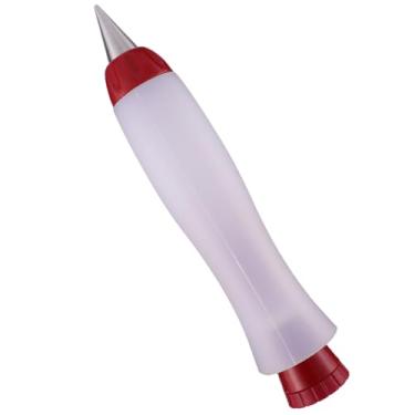 Imagem de CATIEBYE Caneta de decoração de chocolate, caneta de escrita, ferramenta de tubo, ferramentas de panificação, suprimentos de decoração de bolos, pontas de decoração de bolos, caneta de bico de creme,