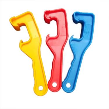 Imagem de WOIWO Abridor de tambor de plástico, chave de tambor, abridor de tampa de tambor de óleo de tinta, abridor de tampa